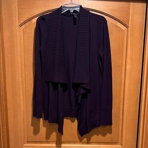 INC International Concepts Rich Purple Cardigan